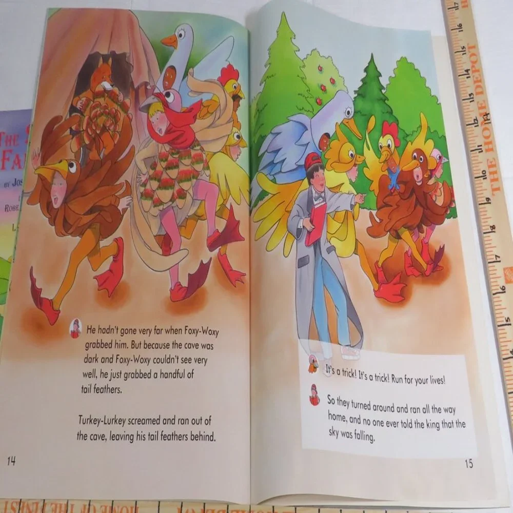 The Sky is Falling BIG BOOK (almost 2 feet tall)  By Joseph Jacobs Classroom